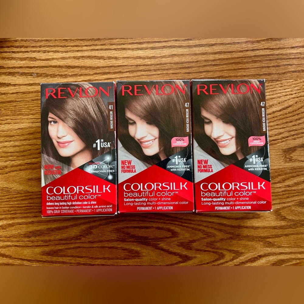 Lot of New Revlon Colorsilk #41, and #47